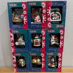 Christmas Traditions Christmas Ornaments. Set of 9